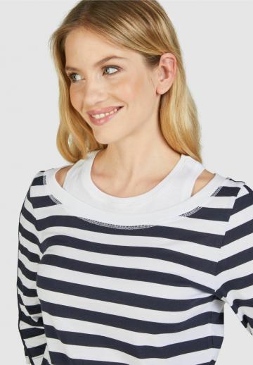 Майка с рукавом три четверти