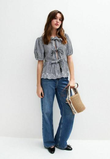 Джинсовая блузка
