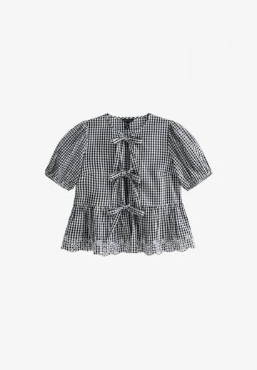 Джинсовая блузка