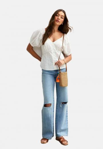 Джинсовая блузка