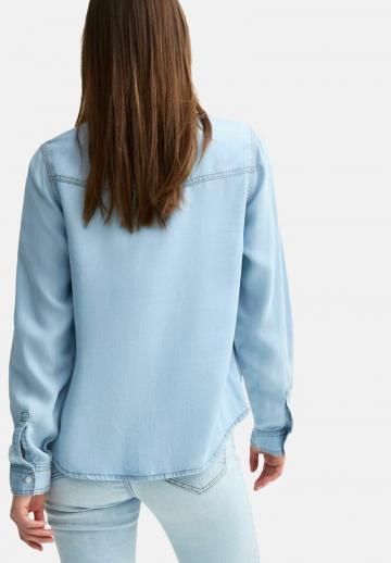 Джинсовая блузка