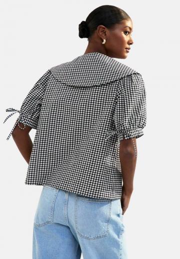 Джинсовая блузка