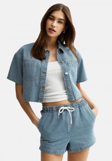 Джинсовая блузка