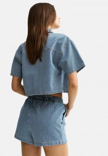 Джинсовая блузка