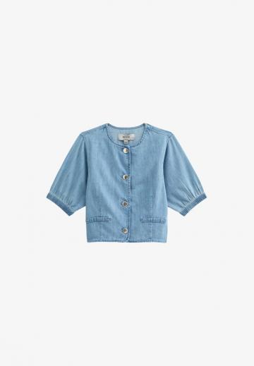 Джинсовая блузка