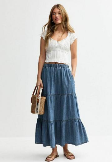 Юбка с воланами