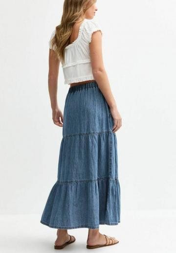 Юбка с воланами