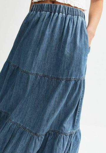 Юбка с воланами