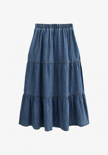 Юбка с воланами