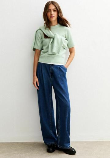 Пуловер с коротким рукавом