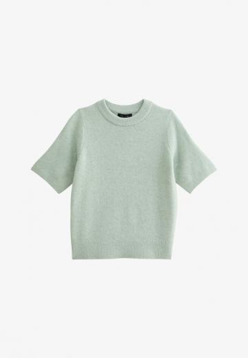 Пуловер с коротким рукавом