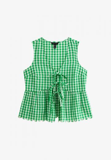 Блузка без рукавов