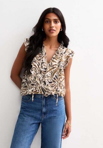 Блузка без рукавов