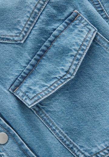 Джинсовая блузка