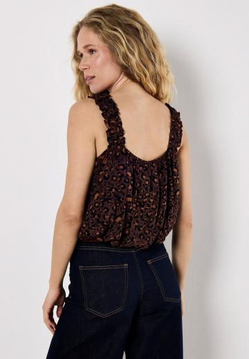 Блузка без рукавов