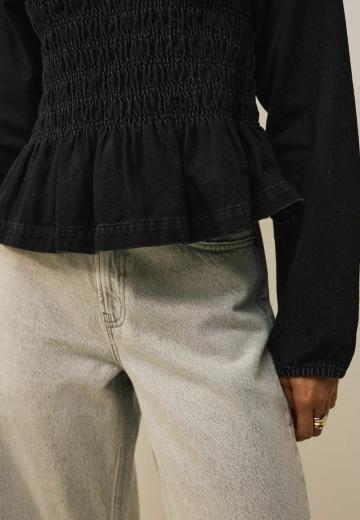 Джинсовая блузка