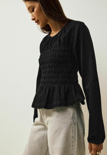 Джинсовая блузка