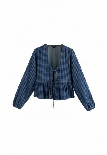 Джинсовая блузка