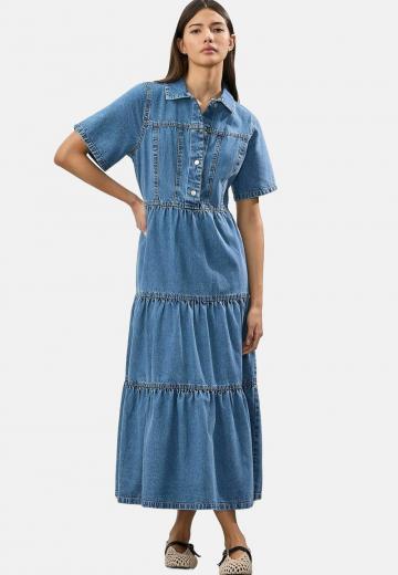 Джинсовое платье