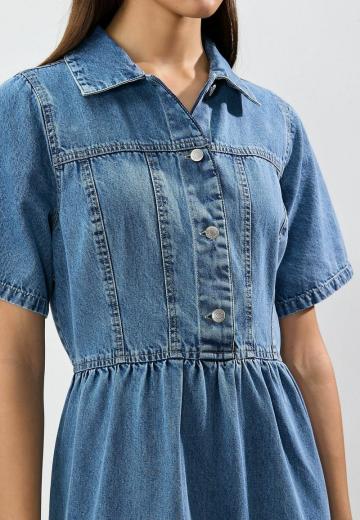Джинсовое платье