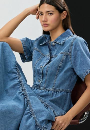 Джинсовое платье