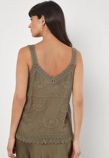 Блузка без рукавов