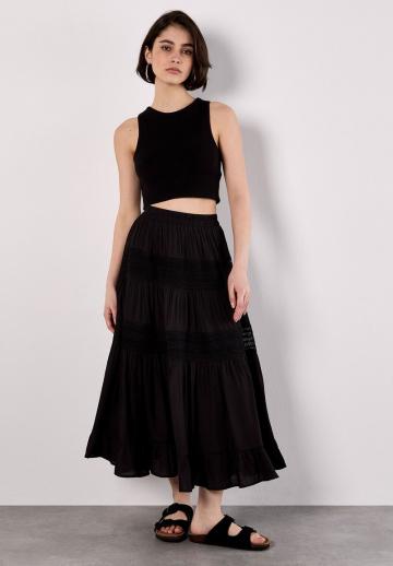 Юбка с воланами
