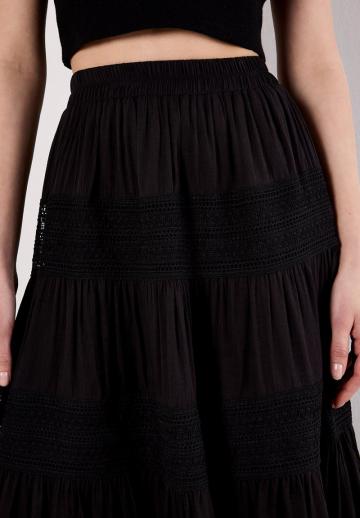 Юбка с воланами