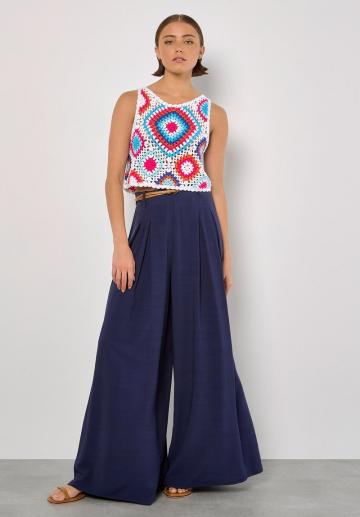 Пуловер без рукавов