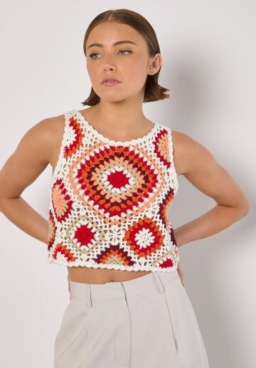 Пуловер без рукавов