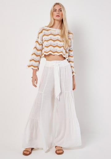 Пуловер с рукавом три четверти