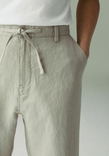 Льняные брюки