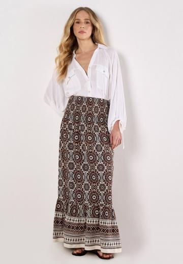 Юбка с воланами