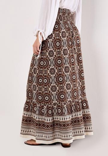 Юбка с воланами