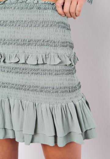Юбка с воланами