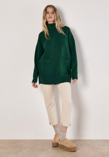 Длинный пуловер