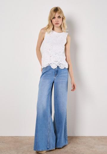 Пуловер без рукавов