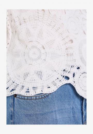 Пуловер без рукавов