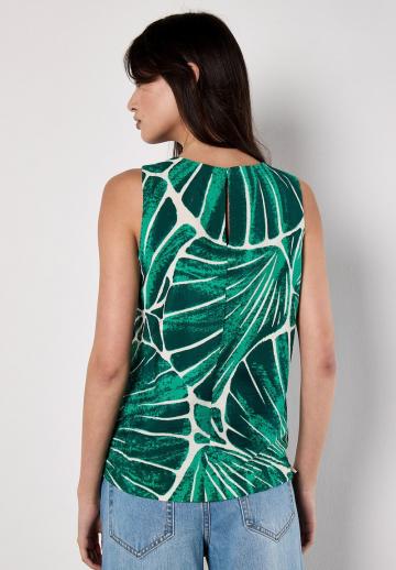 Блузка без рукавов