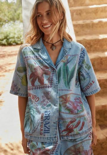 Джинсовая жилетка