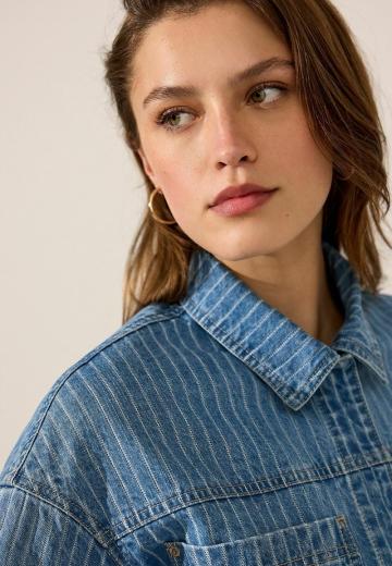 Джинсовая жилетка