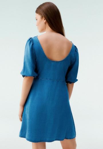 Джинсовое платье