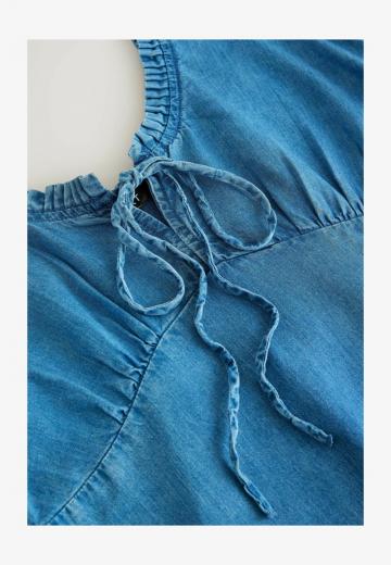 Джинсовое платье