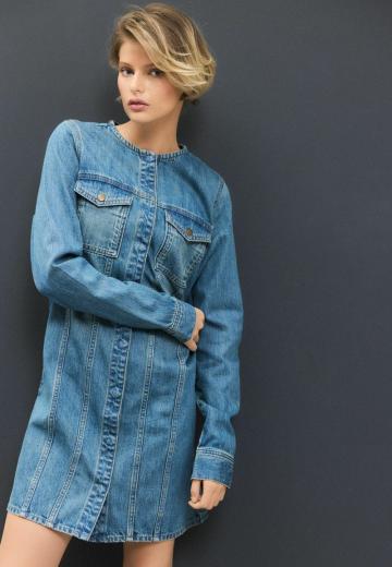 Джинсовое платье