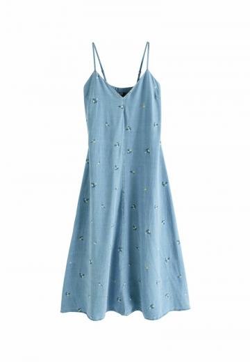 Джинсовое платье