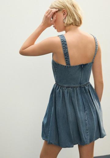 Джинсовое платье
