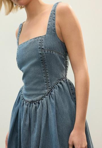 Джинсовое платье