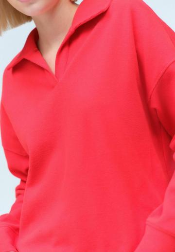 Пуловер с вырезом V