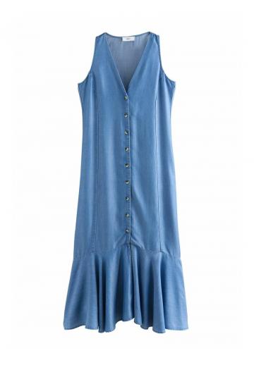 Джинсовое платье