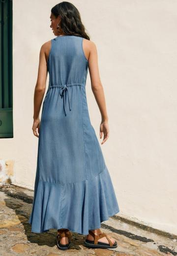 Джинсовое платье